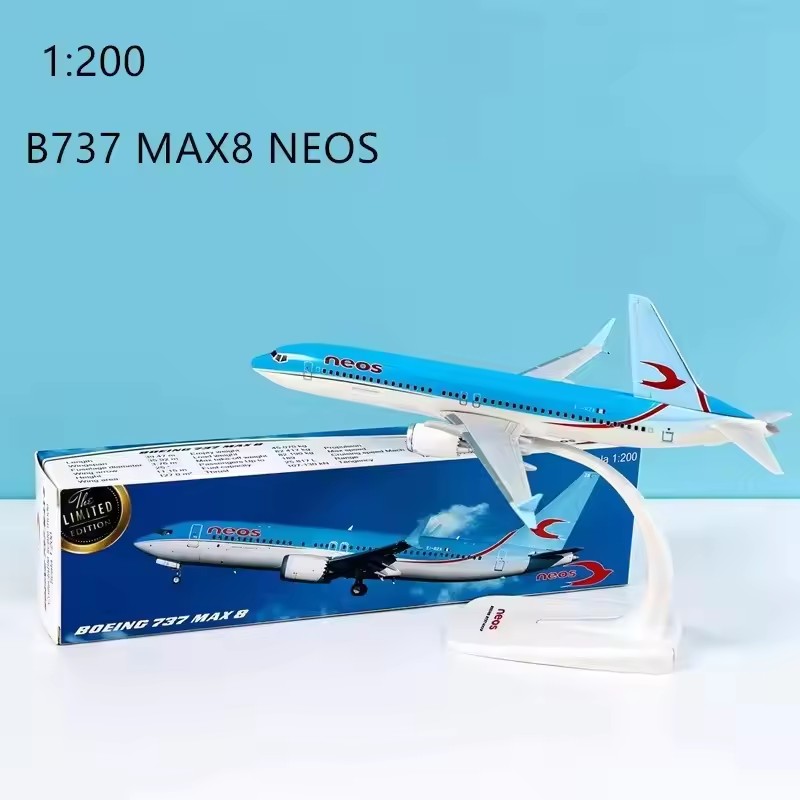 1:200 Scale B737 MAX8 Neos Air - مراجعة Model Airplane Plastic وسعره