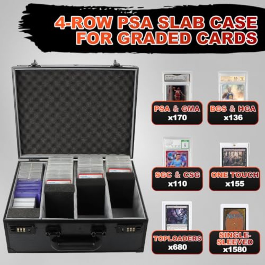 Graded Card Storage Box Holds  - مراجعة Card Top Loader وسعره