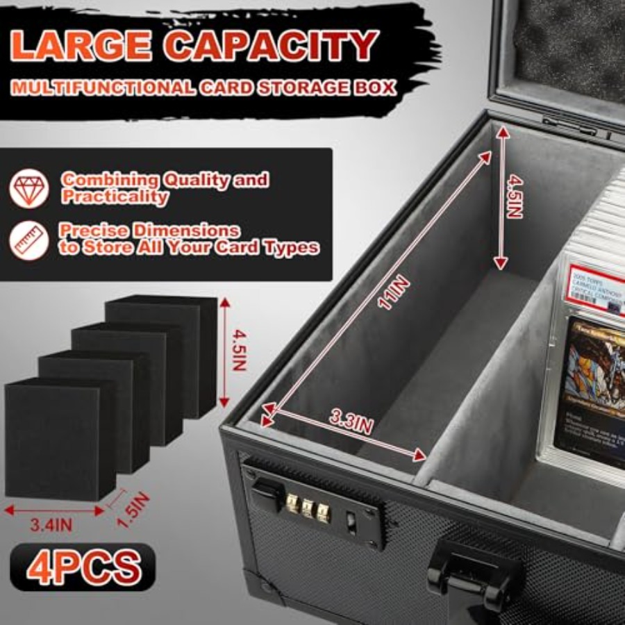 Graded Card Storage Box Holds  - مراجعة Card Top Loader وسعره