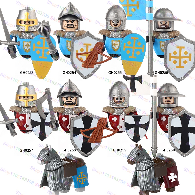 G0128 Moc Medieval Roman Centu - مراجعة Lego Minifigure Holder وسعره