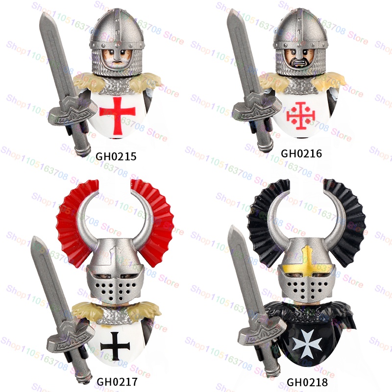 G0128 Moc Medieval Roman Centu - مراجعة Lego Minifigure Holder وسعره