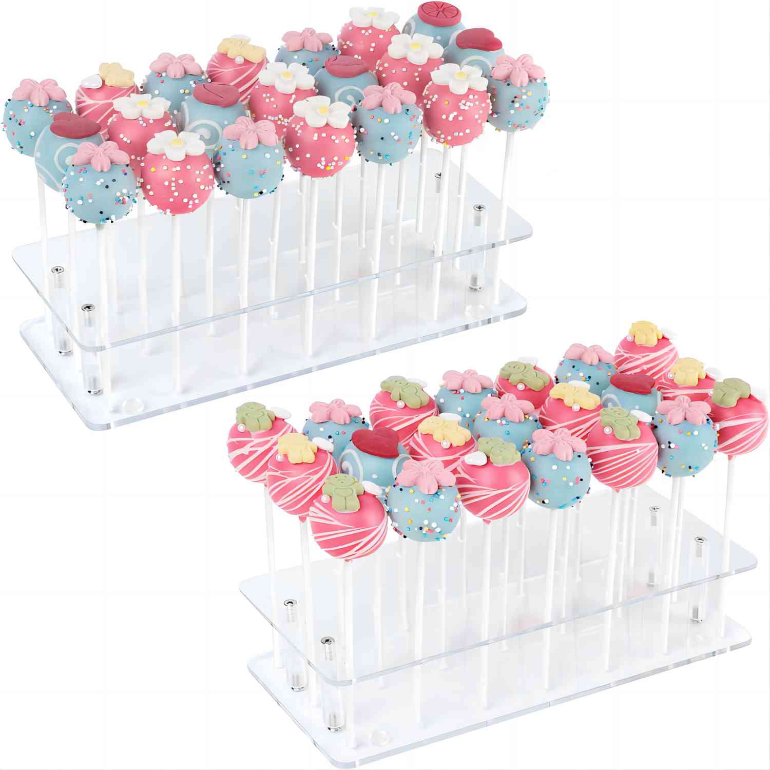 Acrylic Cake Pop Display Stand - مراجعة Pop Display Shelf وسعره