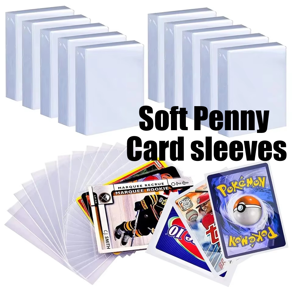 100-600pcs Card Sleeves Hard S - مراجعة Card Penny Sleeve وسعره
