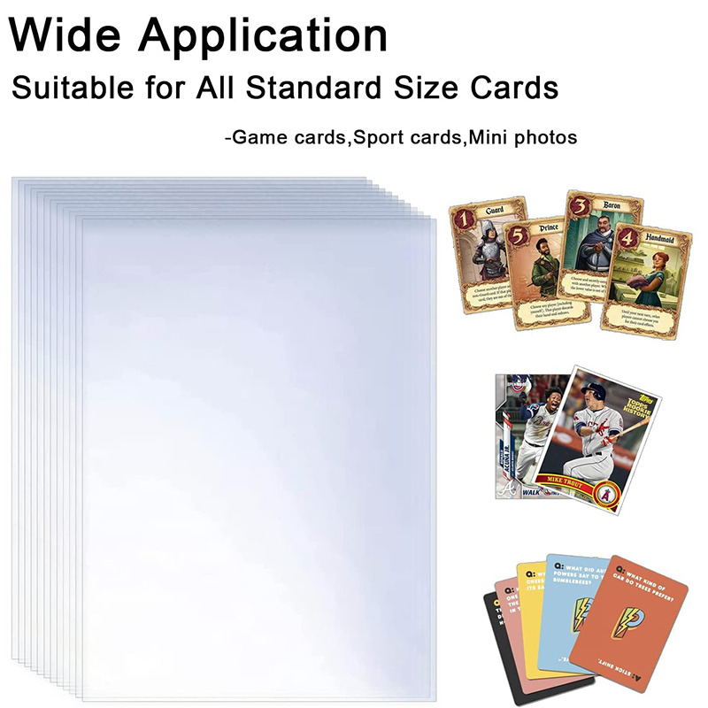 100-600pcs Card Sleeves Hard S - مراجعة Card Penny Sleeve وسعره