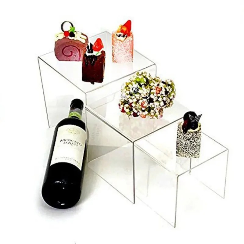 6pcs/Set Acrylic Display Stand - مراجعة Display Risers Set وسعره
