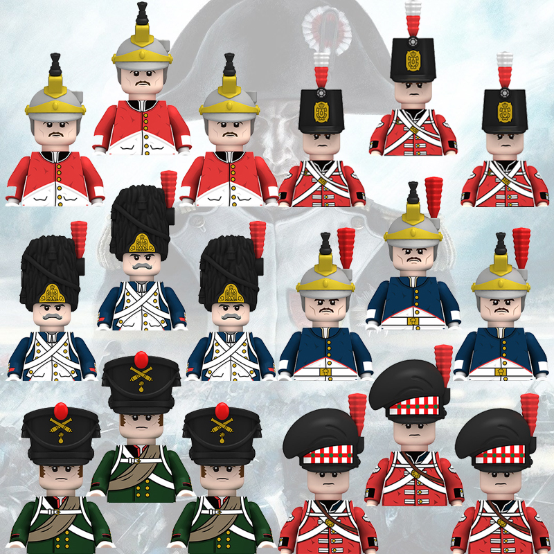 10pcs Napoleonic Wars Military - مراجعة Lego Minifigure Holder وسعره