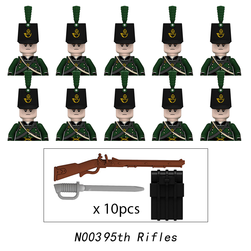 10pcs Napoleonic Wars Military - مراجعة Lego Minifigure Holder وسعره