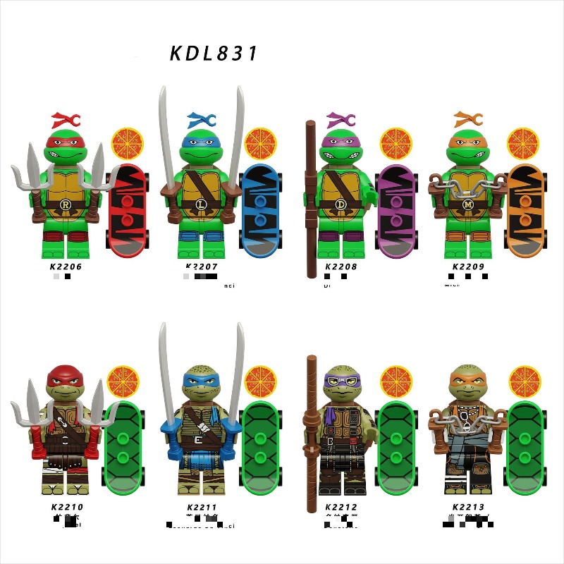 KDL831 cartoon series Teenage  - مراجعة Building Block Mini وسعره