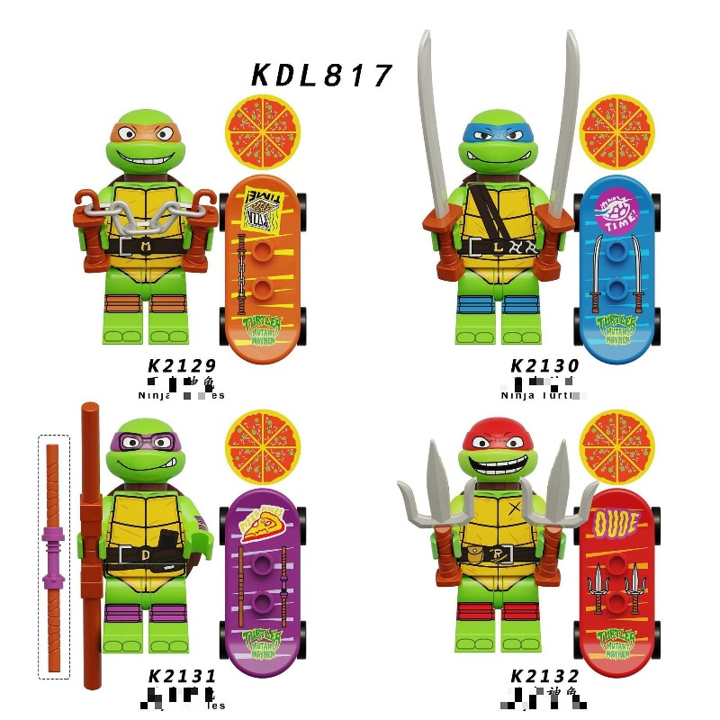 KDL831 cartoon series Teenage  - مراجعة Building Block Mini وسعره