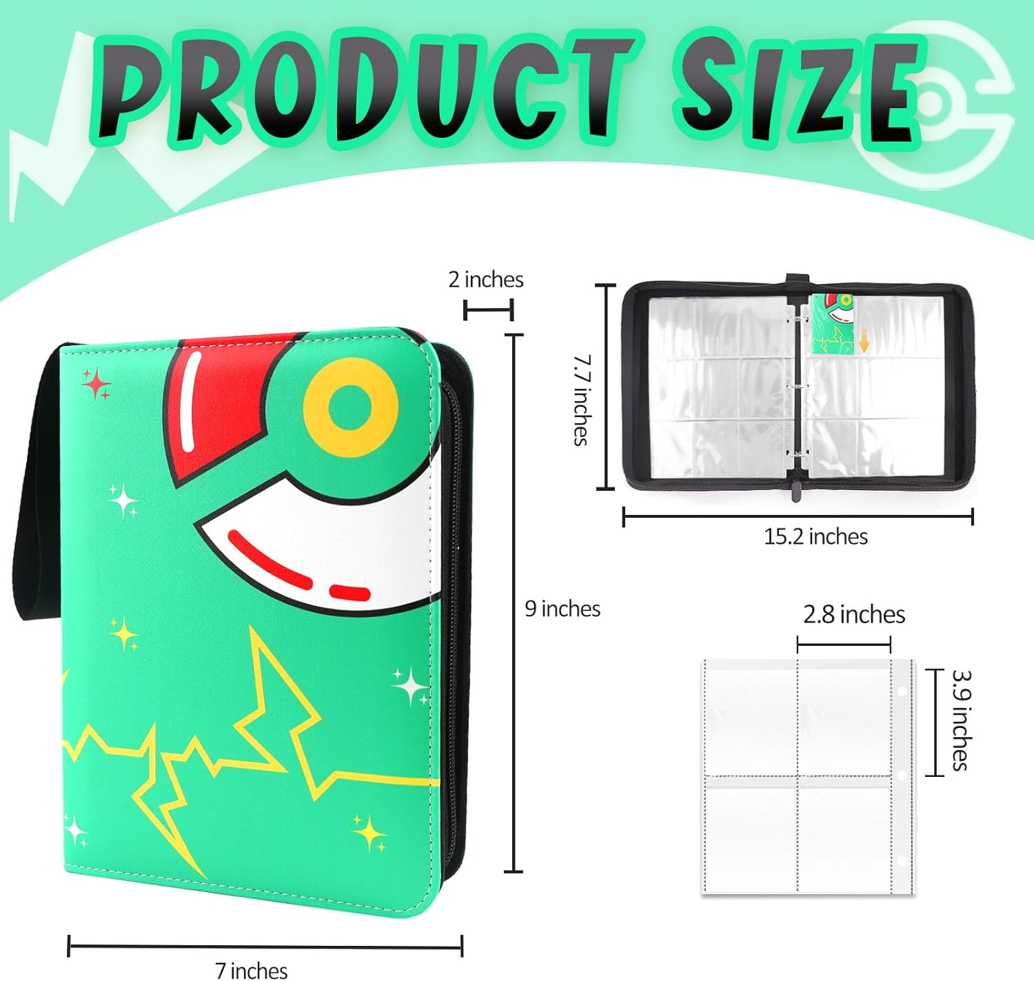 400 Pockets Card Binder with 5 - مراجعة Trading Card Binder وسعره