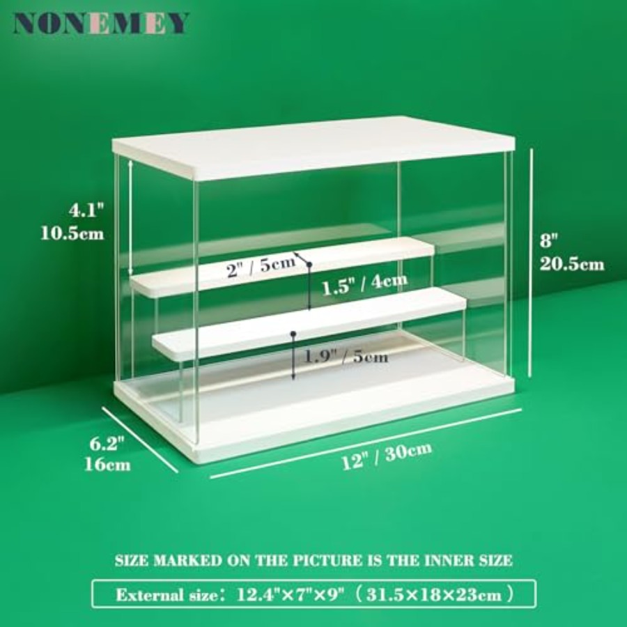 Clear Acrylic Display Case Sta - مراجعة Display Case Acrylic وسعره
