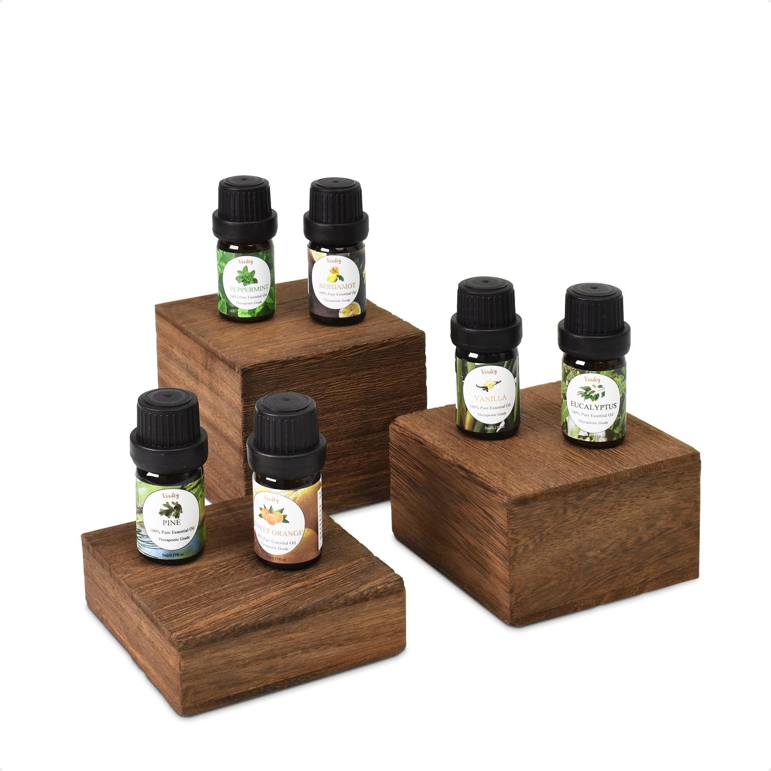 Wooden Display Risers Set - 3  - مراجعة Display Risers Set وسعره