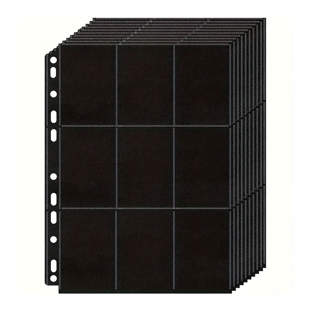 10Pack Black 9-Pocket A4 Tradi - مراجعة Trading Card Binder وسعره