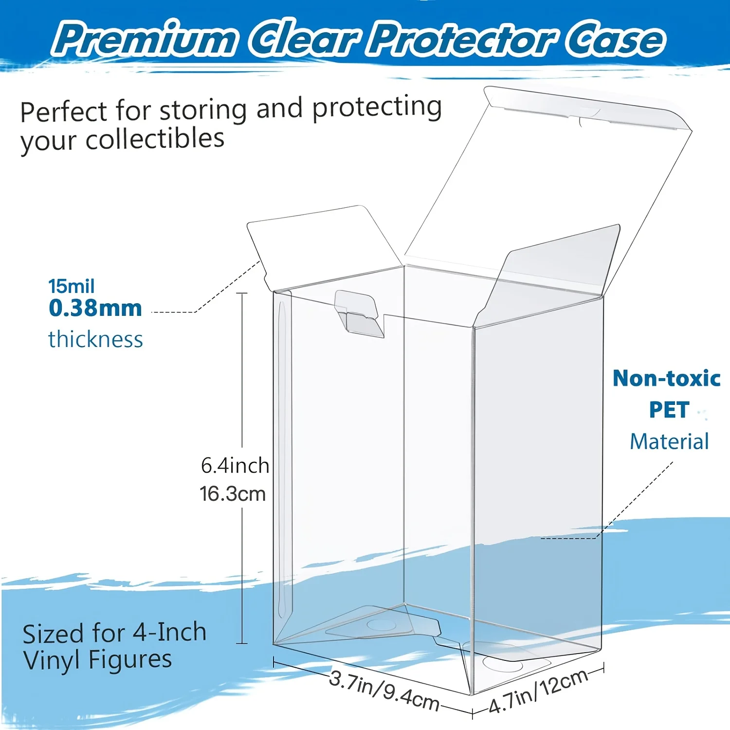 Clear Pop Display Case Compati - مراجعة Pop Display Shelf وسعره