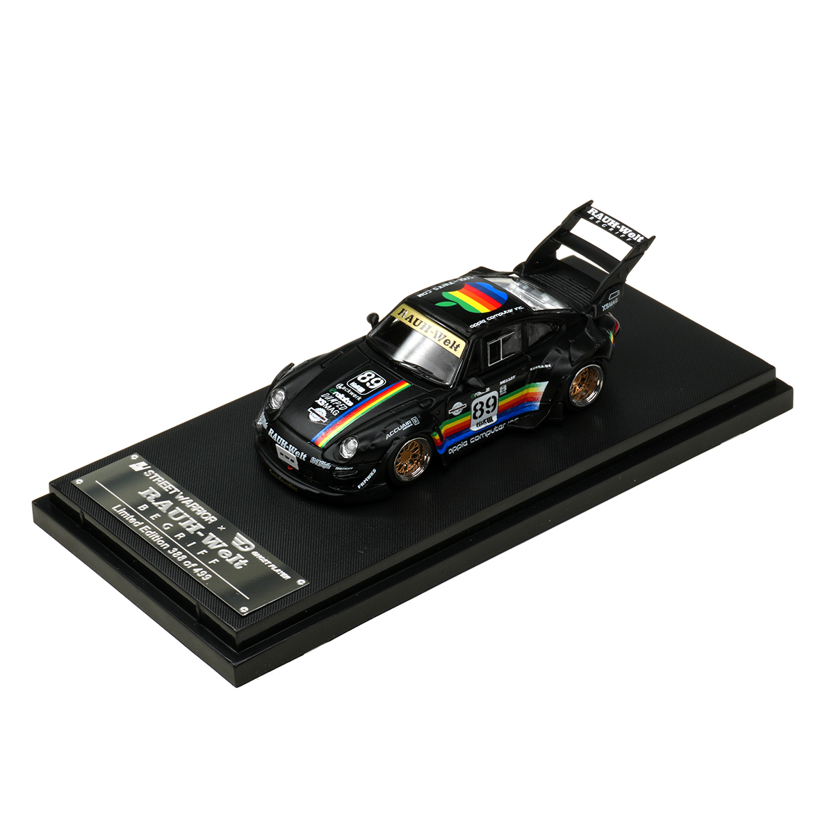 SW In Stock 1:64 RWB 993 Black - مراجعة Die Cast Car 1 64 وسعره