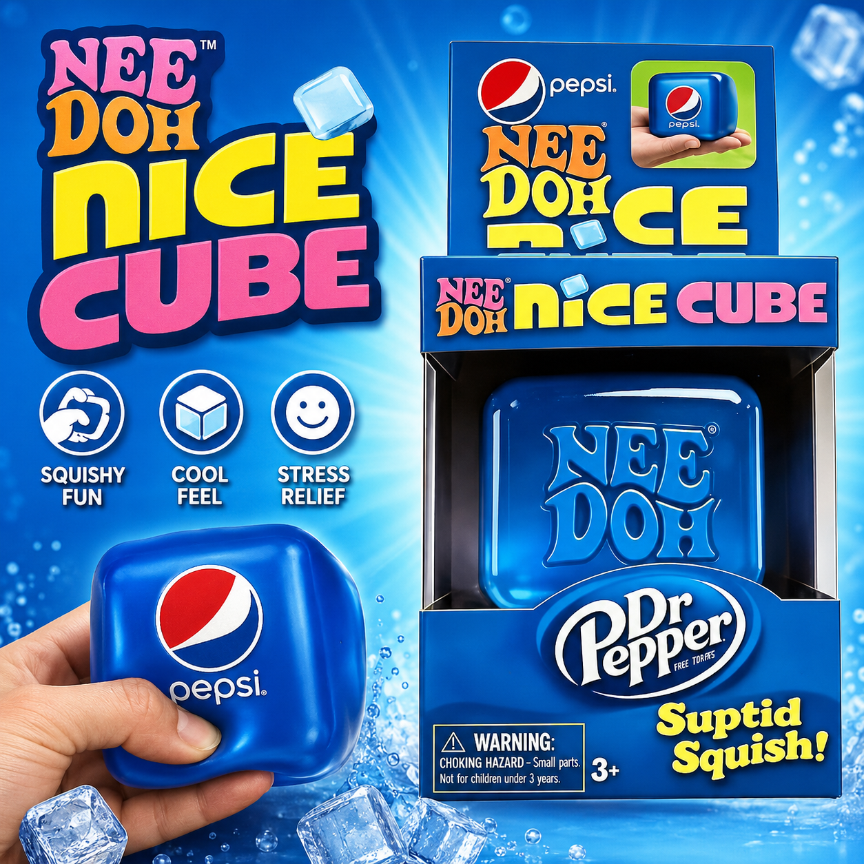 In Stock 2026 Needoh Squeeze S - مراجعة Fidget Cube Original وسعره
