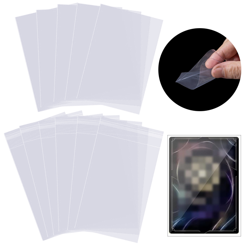 100/200pcs Card Sleeves 65x90m - مراجعة Card Penny Sleeve وسعره