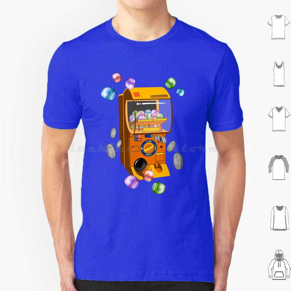 Gacha Gacha T Shirt Men Women  - مراجعة Capsule Toy Gashapon وسعره